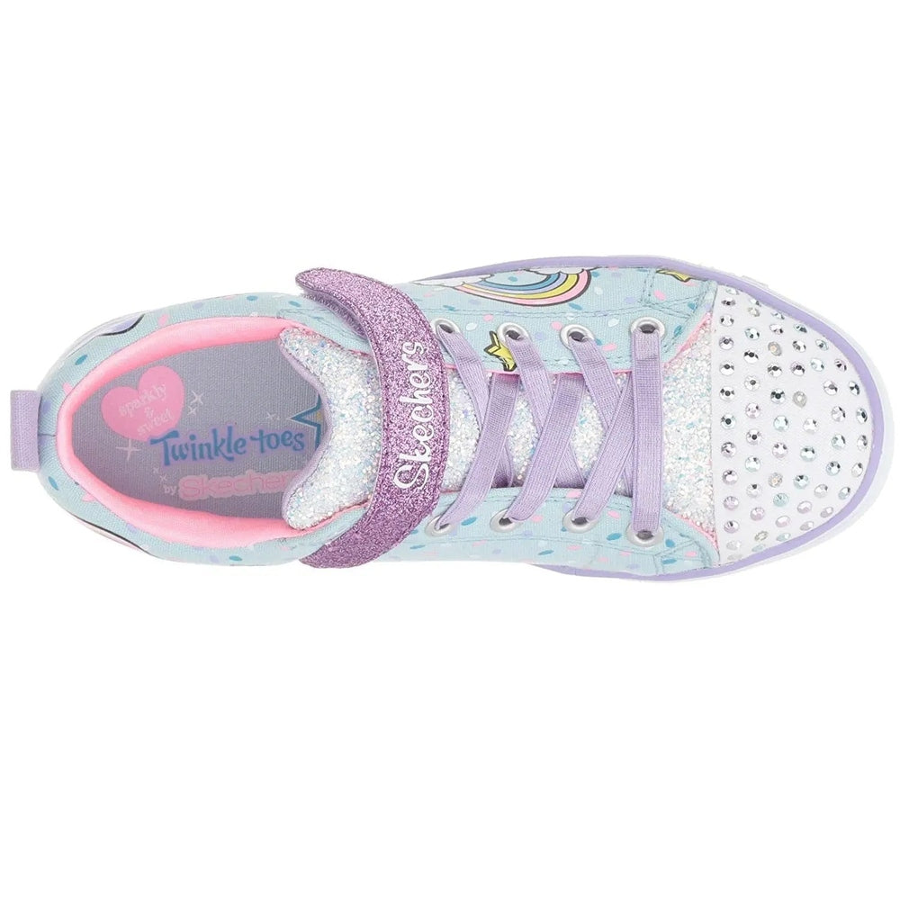 Skechers Twinkle Toes Unicorn Craze Light Blue