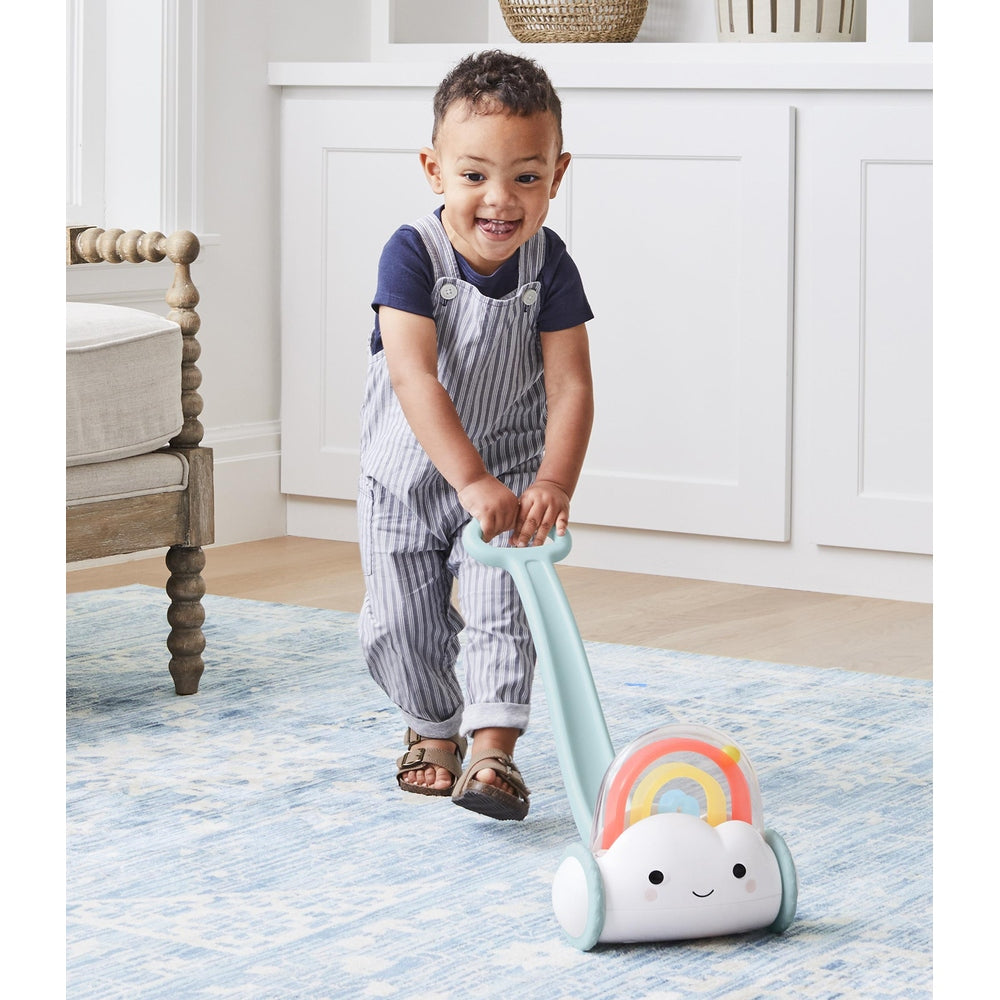Skip Hop Silver Lining Cloud Rainbow Push Toy