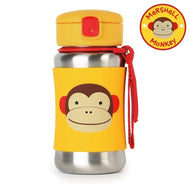Skip Hop Zoo Stainless Steel Straw Bottle