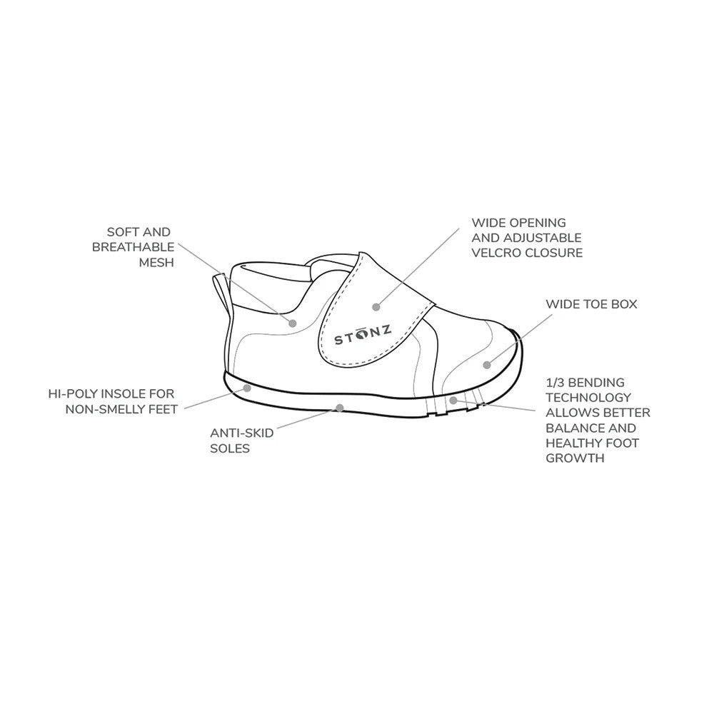 Stonz Cruiser Original Baby Shoes Black