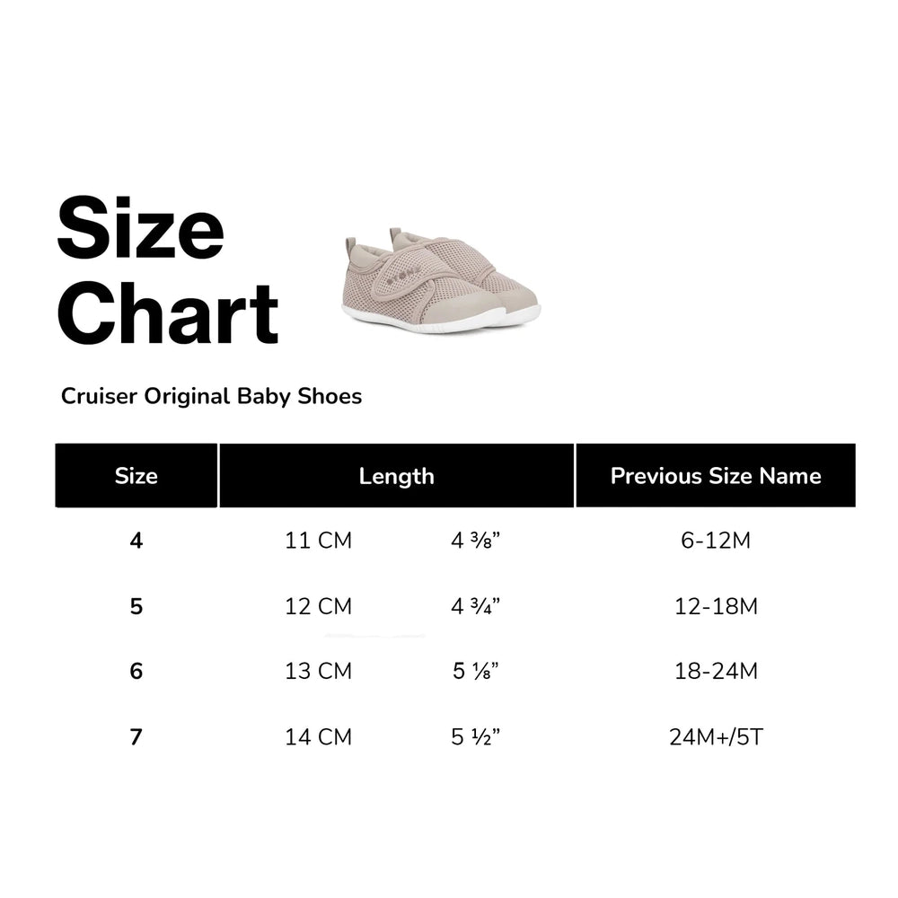 Stonz Cruiser Natural Baby Shoes Steel
