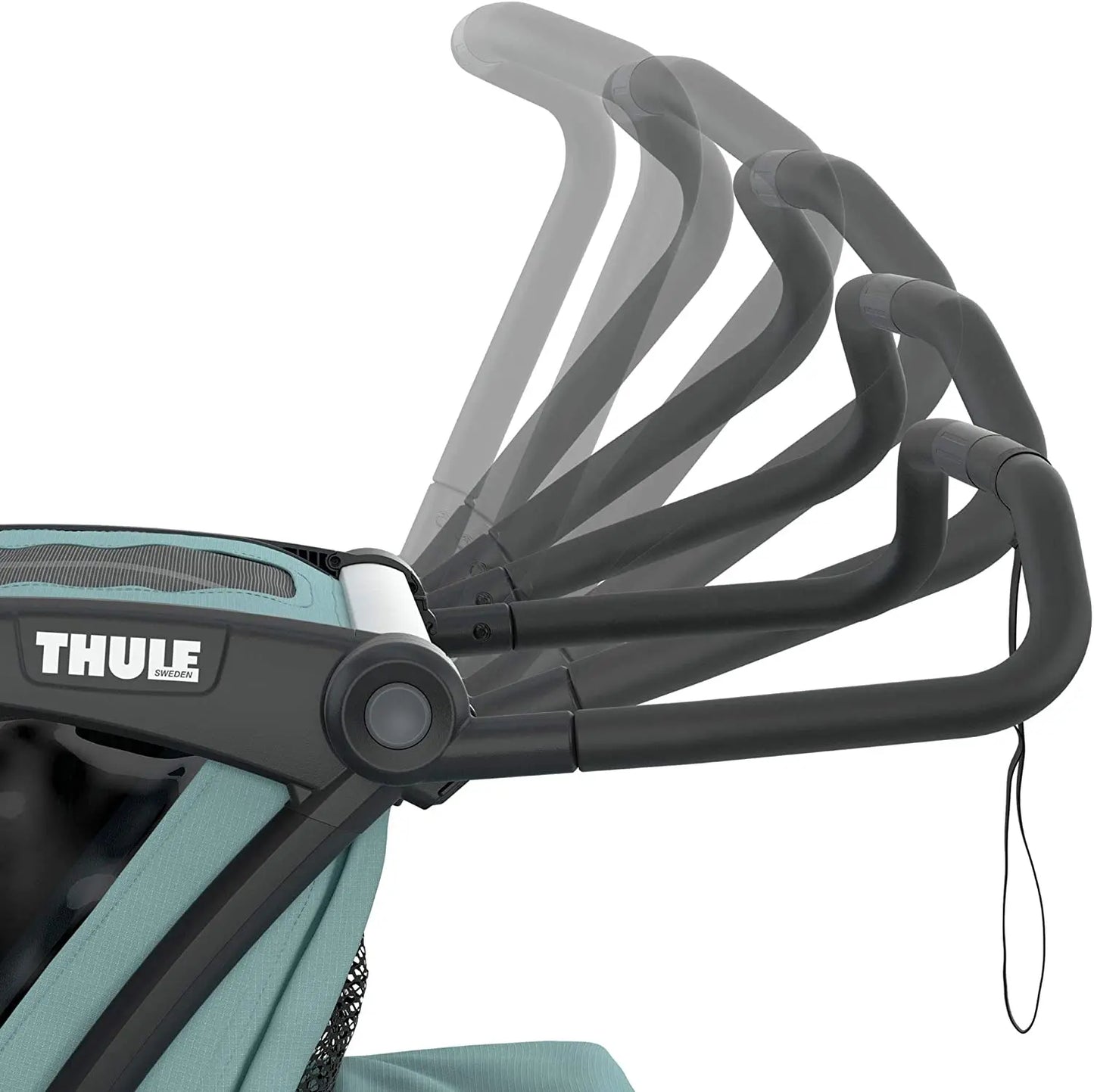 Thule Chariot Cross multisport bike trailer Alaska blue folding frame