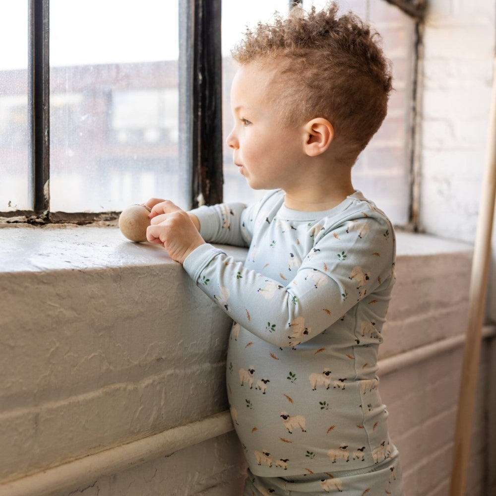 Coccoli Kid Long Sleeve Modal Pyjama Sleep On Mercury