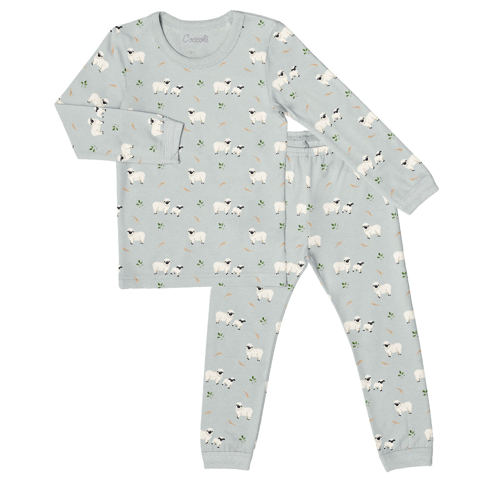 Coccoli Kid Long Sleeve Modal Pyjama Sleep On Mercury