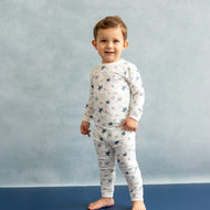 Coccoli Kid Long Sleeve Modal Pyjama Stars On Cream