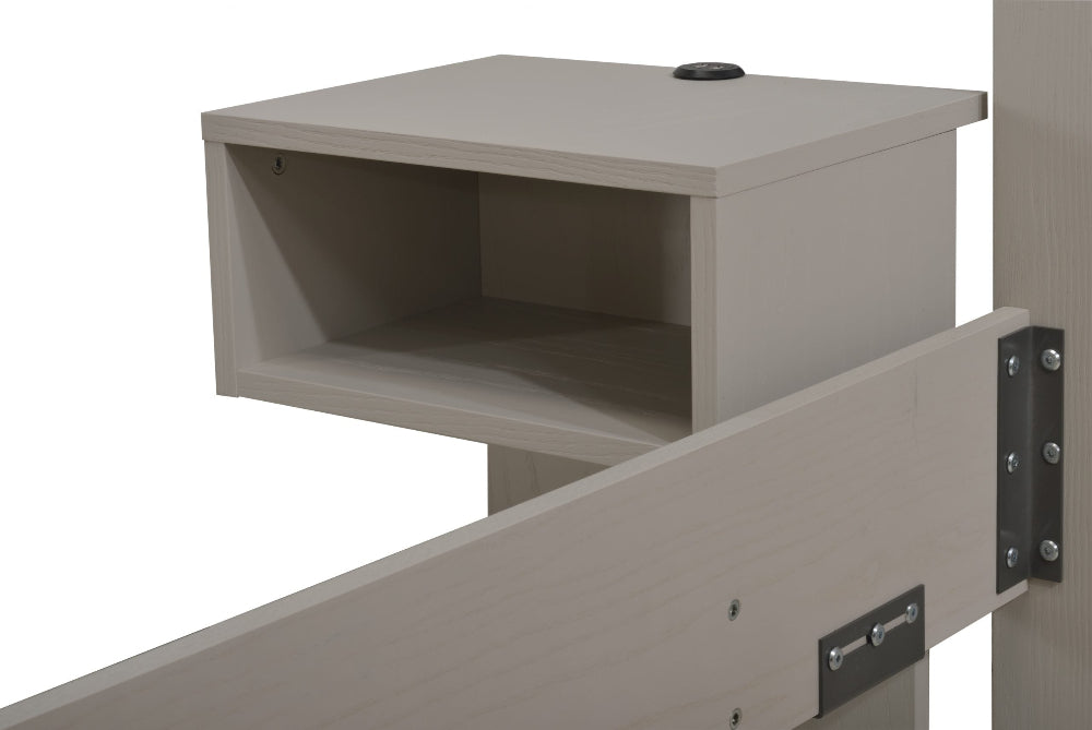 Natart Signature Series Left-Side Media Night Table