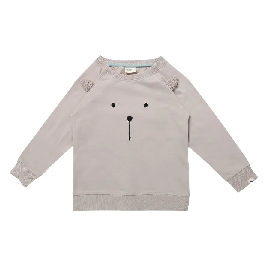 Turtledove London 3D Character Sweatshirt Pumice