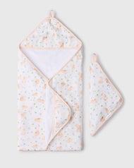 LOULOU LOLLIPOP HOODED TOWEL SET