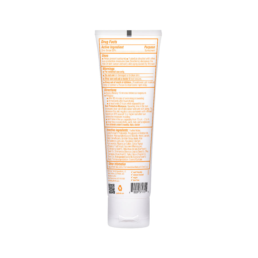 Think Baby Mineral Based Clear Zinc Sunscreen SPF30 3 oz/89 ml