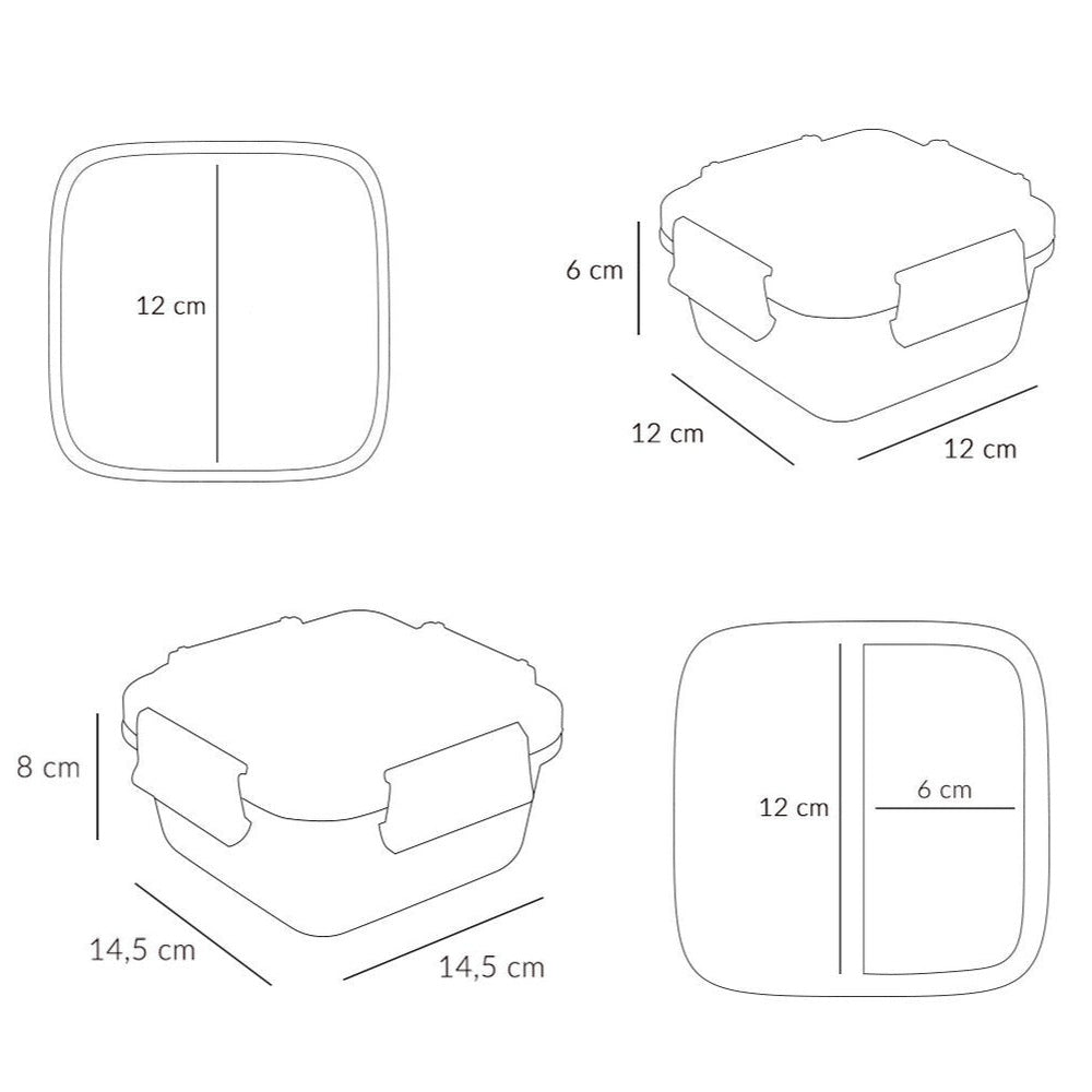 Tutete Kids Large Lunch Box