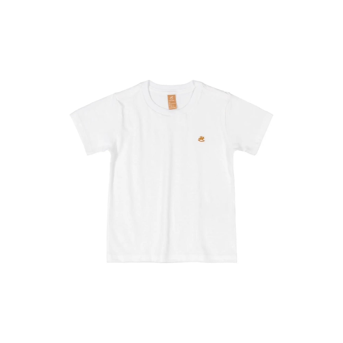 UP BABY BOY SHORT T-SHIRT WHITE - baby enRoute
