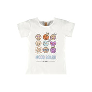 Up Baby Girl Short Sleeve Cotton Blouse White