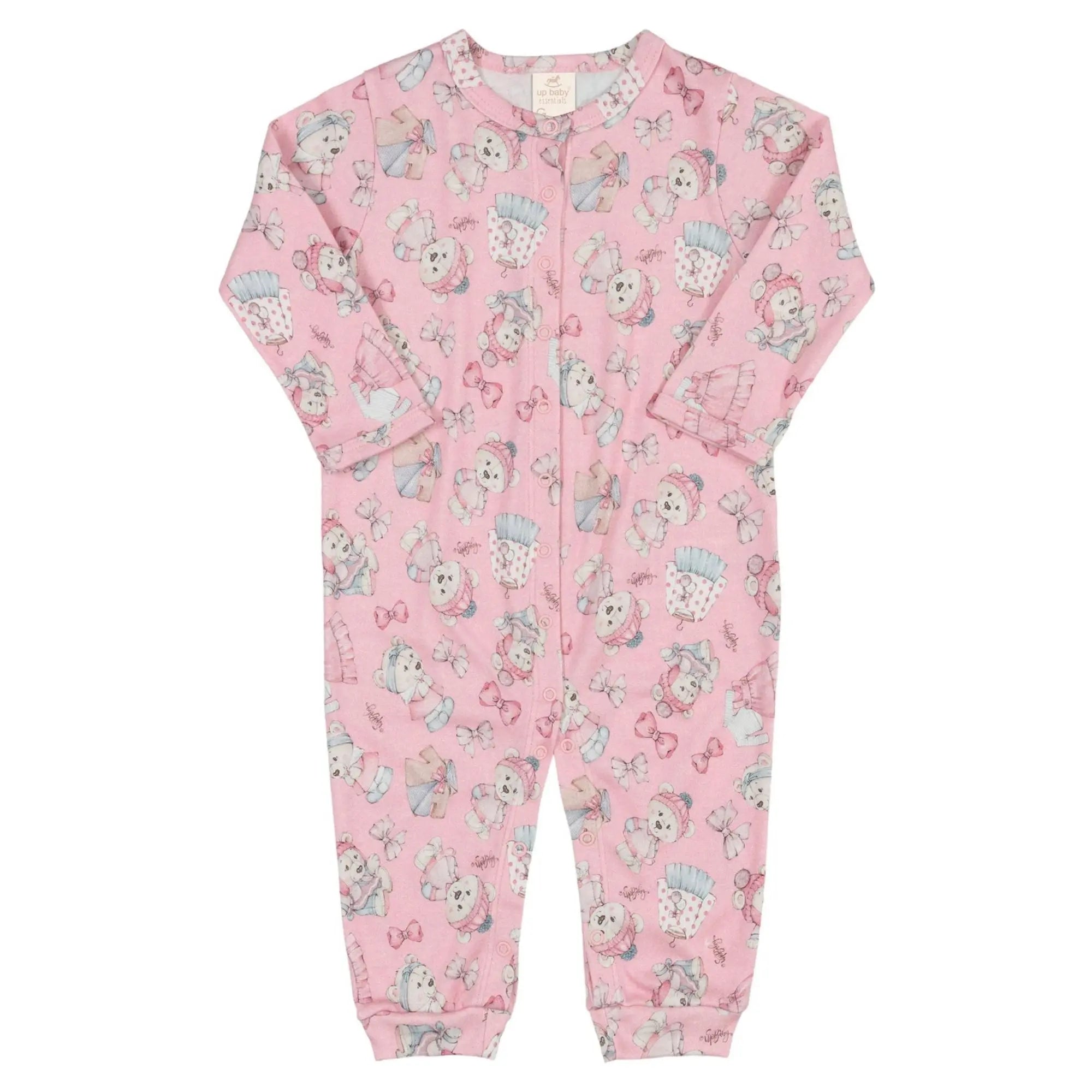 Up Baby Girls Jumpsuit Pink Dig233