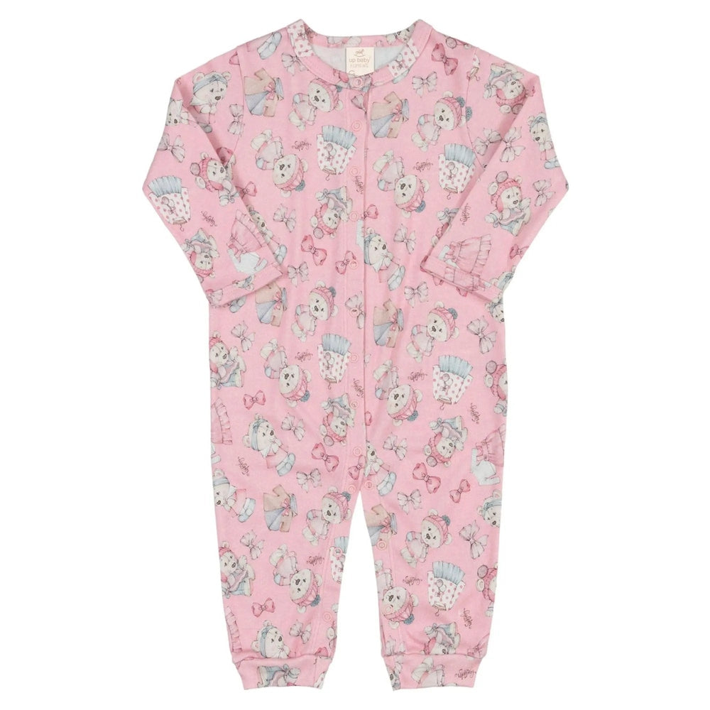 Up Baby Girls Jumpsuit Pink Dig233