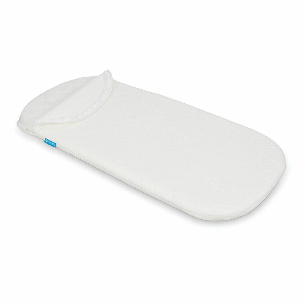 UPPAbaby bassinet mattress cover in white fabric, compatible with all earlier models before 2018