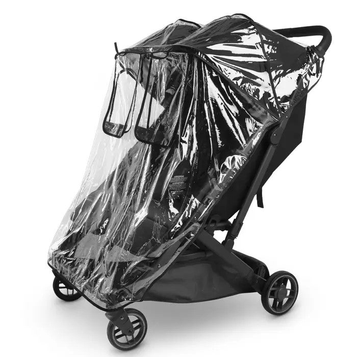 Uppababy Minu Duo rain shield for stroller with clear transparent plastic cover