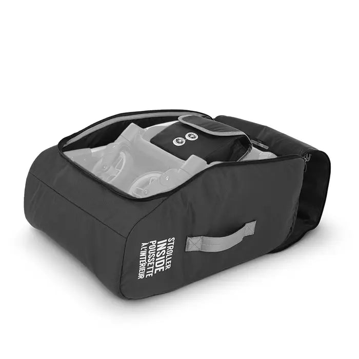 Uppababy travel bag for Minu stroller (Minu V2/V3), black fabric with clear top and side carry handle