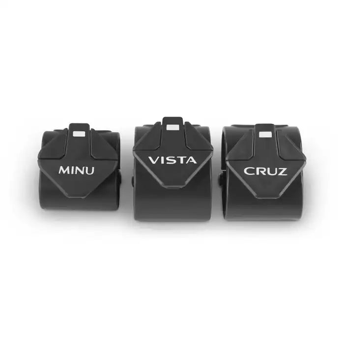 UPPABABY cup holder trio for Minu, Vista and Cruz strollers in black