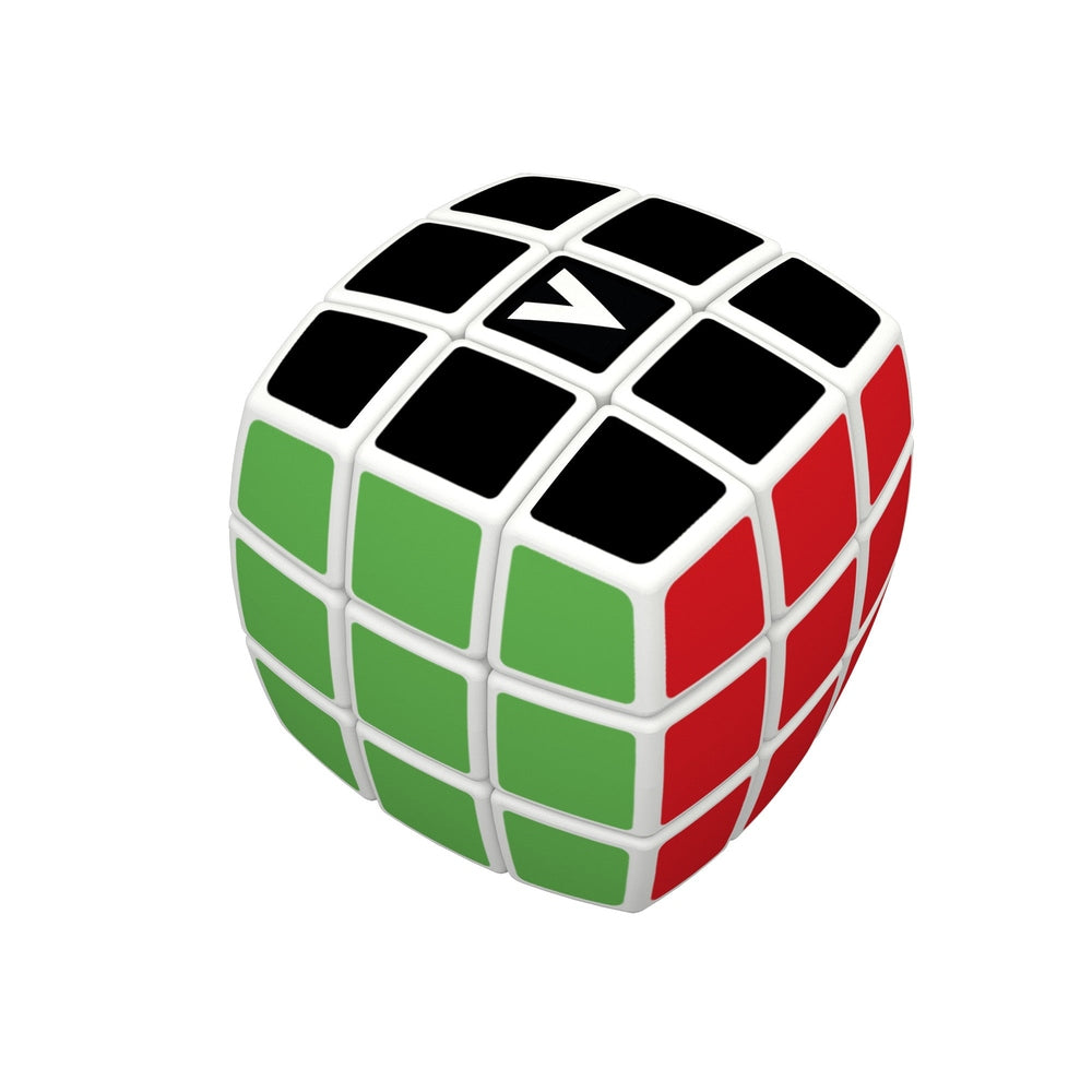 V-Cube 3x3 Colour-Matching Puzzle curved cube with black, green and red faces