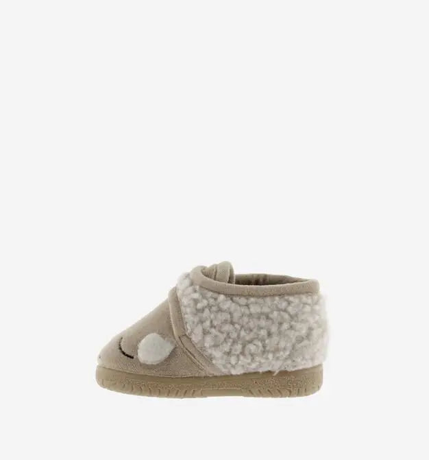 Victoria Ojalá Animals Slippers Beige