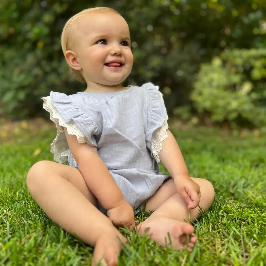 VIGNETTE MEGAN BUBBLE BLUE - baby enRoute