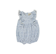 Vignette Poppy Bubble In Blue Ditsy Floral