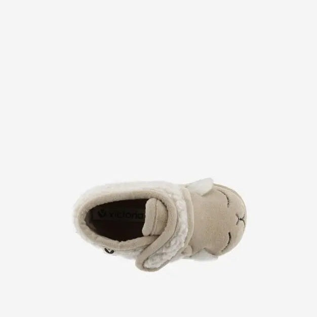Victoria Ojalá Animals Slippers Beige
