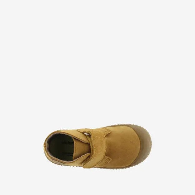 Victoria Shoes 1915 Split Leather Safari Plimsoll With Straps Mostaza