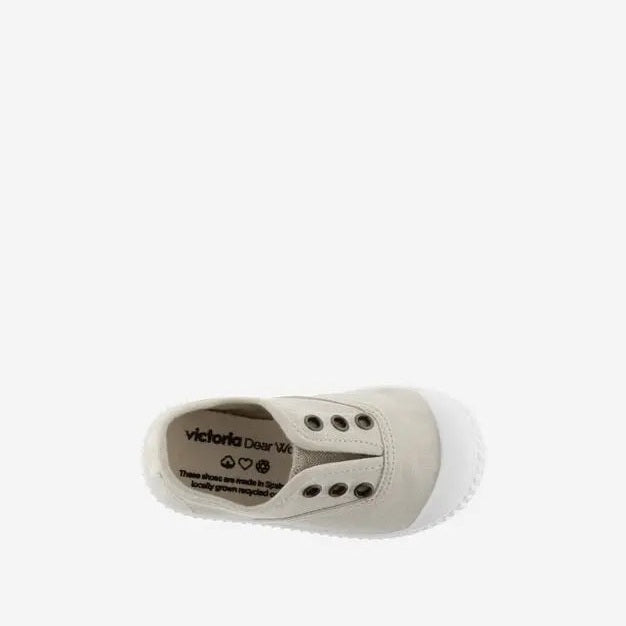 Victoria Shoes Rubber-Toecap Canvas Hielo