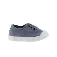 Victoria Shoes Rubber Toecap Canvas Tin Azul