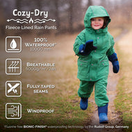 Jan & Jul Waterproof Cozy Dry Rain Pants Unicorn