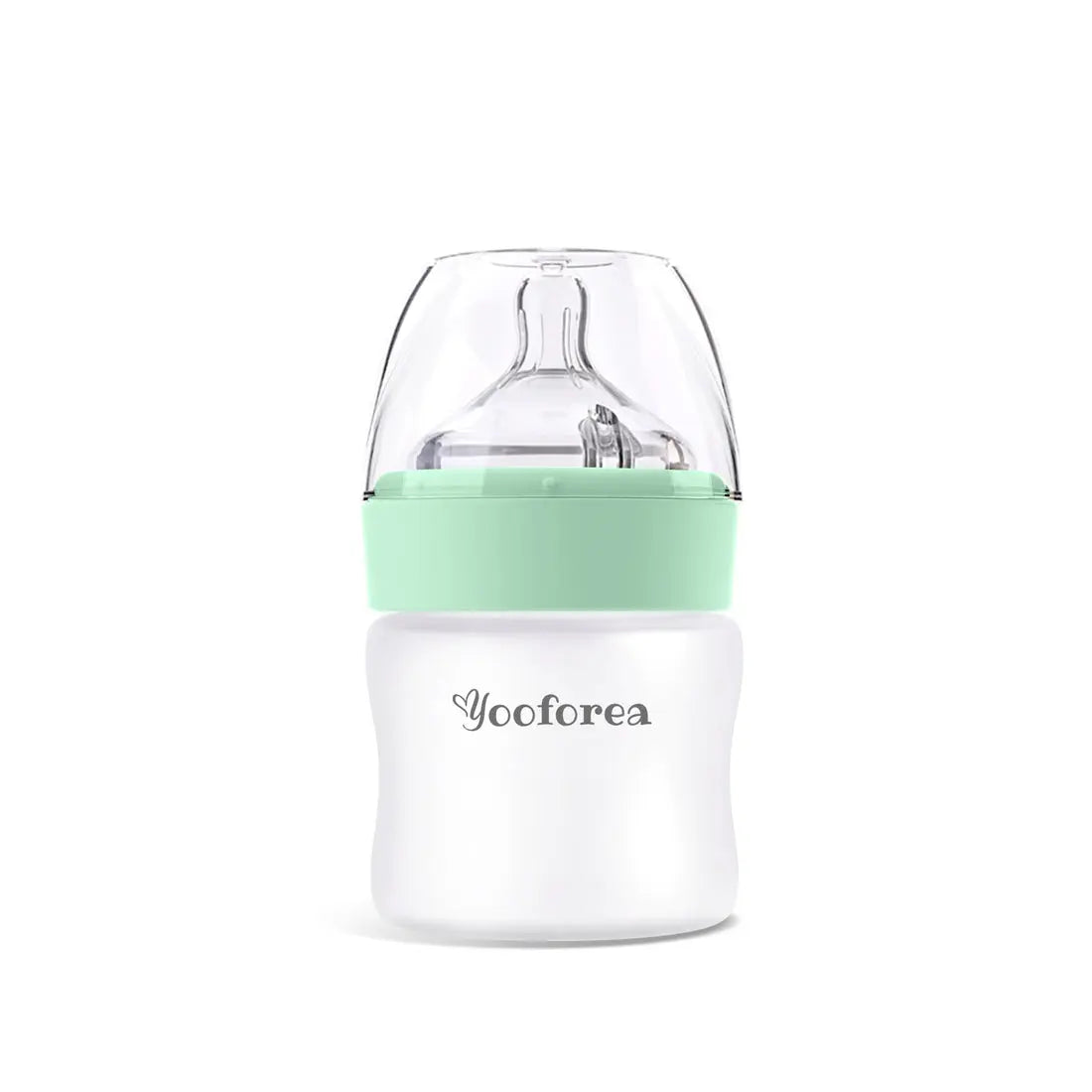 YOOFOREA SILICONE COATED GLASS BABY BOTTLE 3OZ/90ML - baby enRoute
