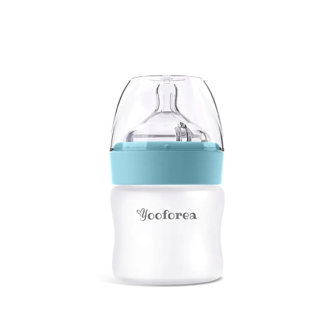 YOOFOREA SILICONE COATED GLASS BABY BOTTLE 3OZ/90ML - baby enRoute