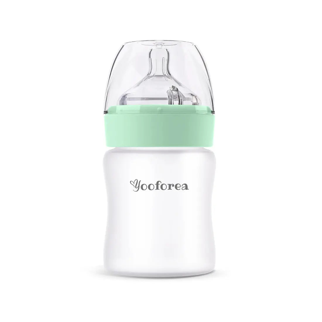 YOOFOREA SILICONE COATED GLASS BABY BOTTLE 5OZ/150ML - baby enRoute