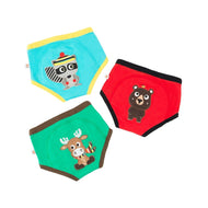 Zoocchini Toddler Organic Potty Training Pants 3pk Forest Chums