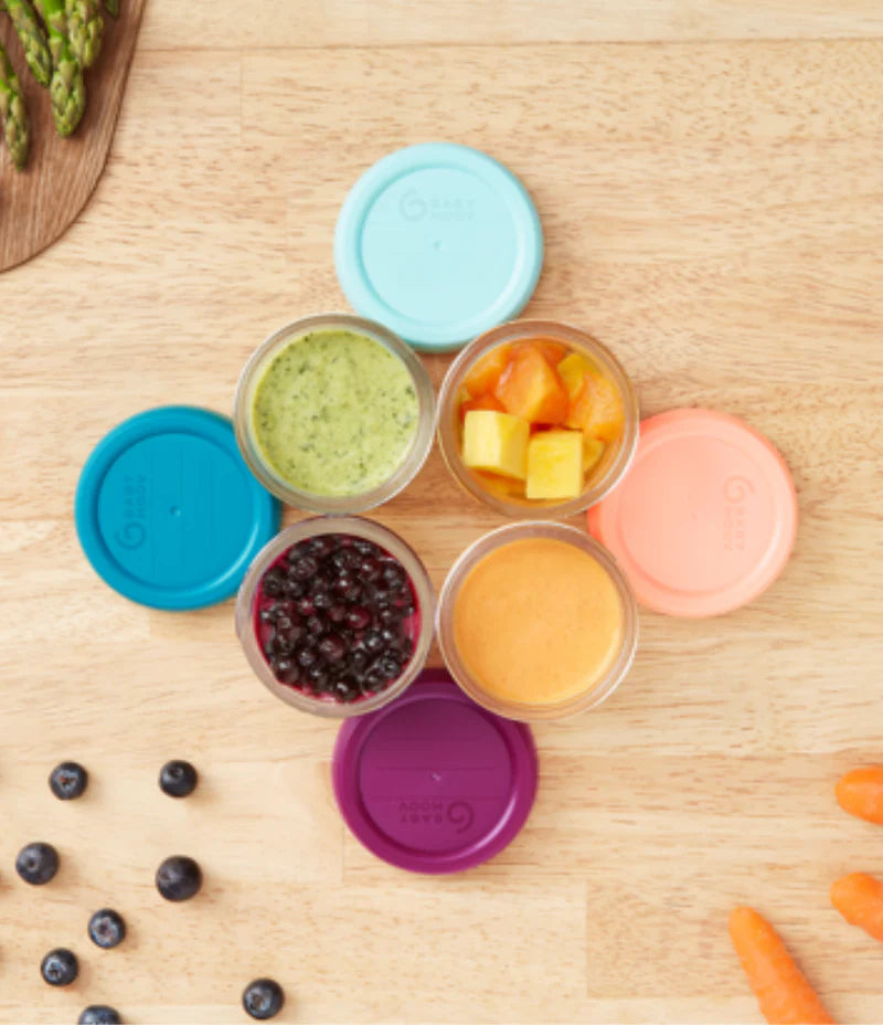 BABYMOOV BABYBOLS FOOD STORAGE CONTAINER SETS 4 PACK 8OZ - baby enRoute