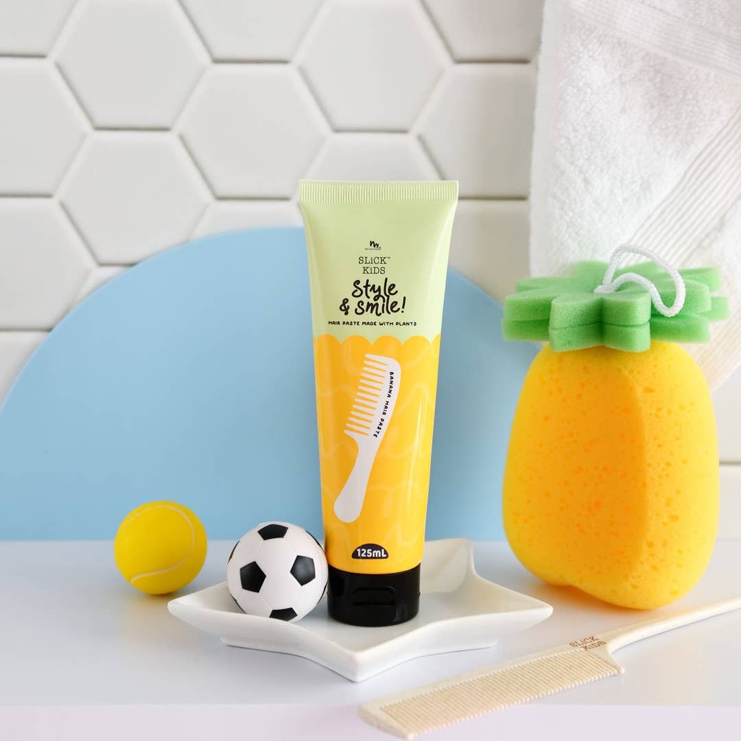 No Nasties Kids Natural Plant Based Hair Paste Fresh Coconut And Zesty Lime 125 ml