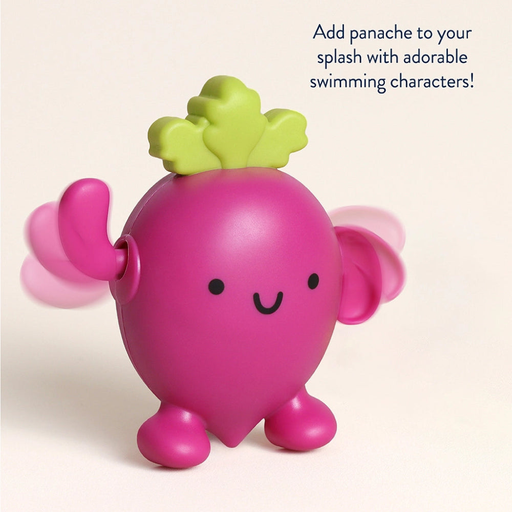 ITZY RITZY SILLY SWIMMERS BATH SET PICKLE AND BEET 