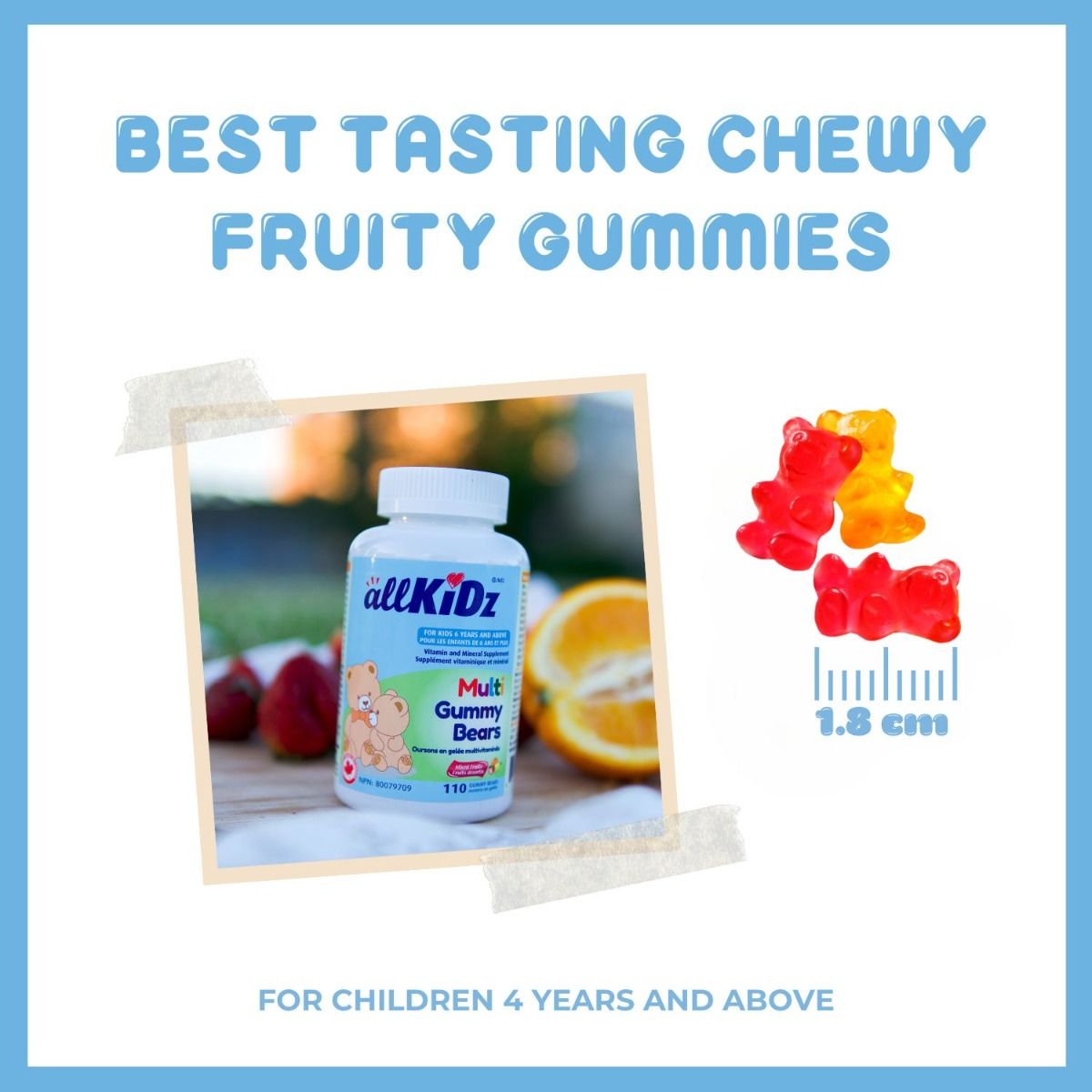 Allkidz Multi Gummy Bears 110S