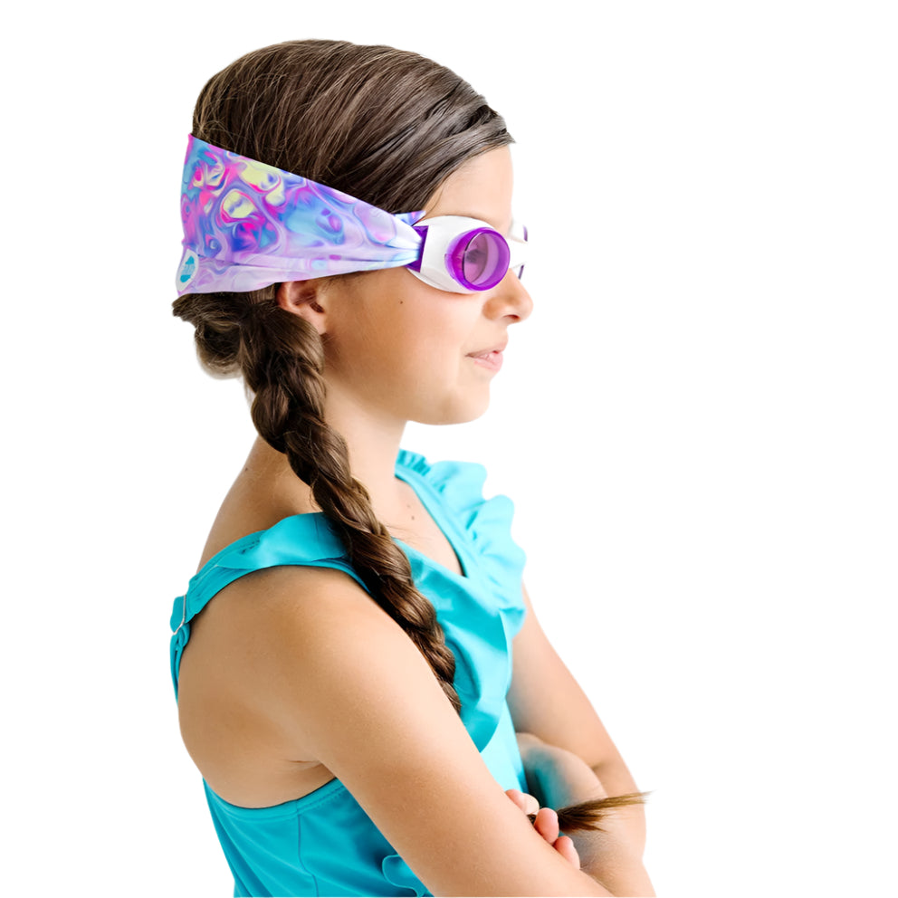 SPLASH SWIM GOGGLES PASTEL SWIRL