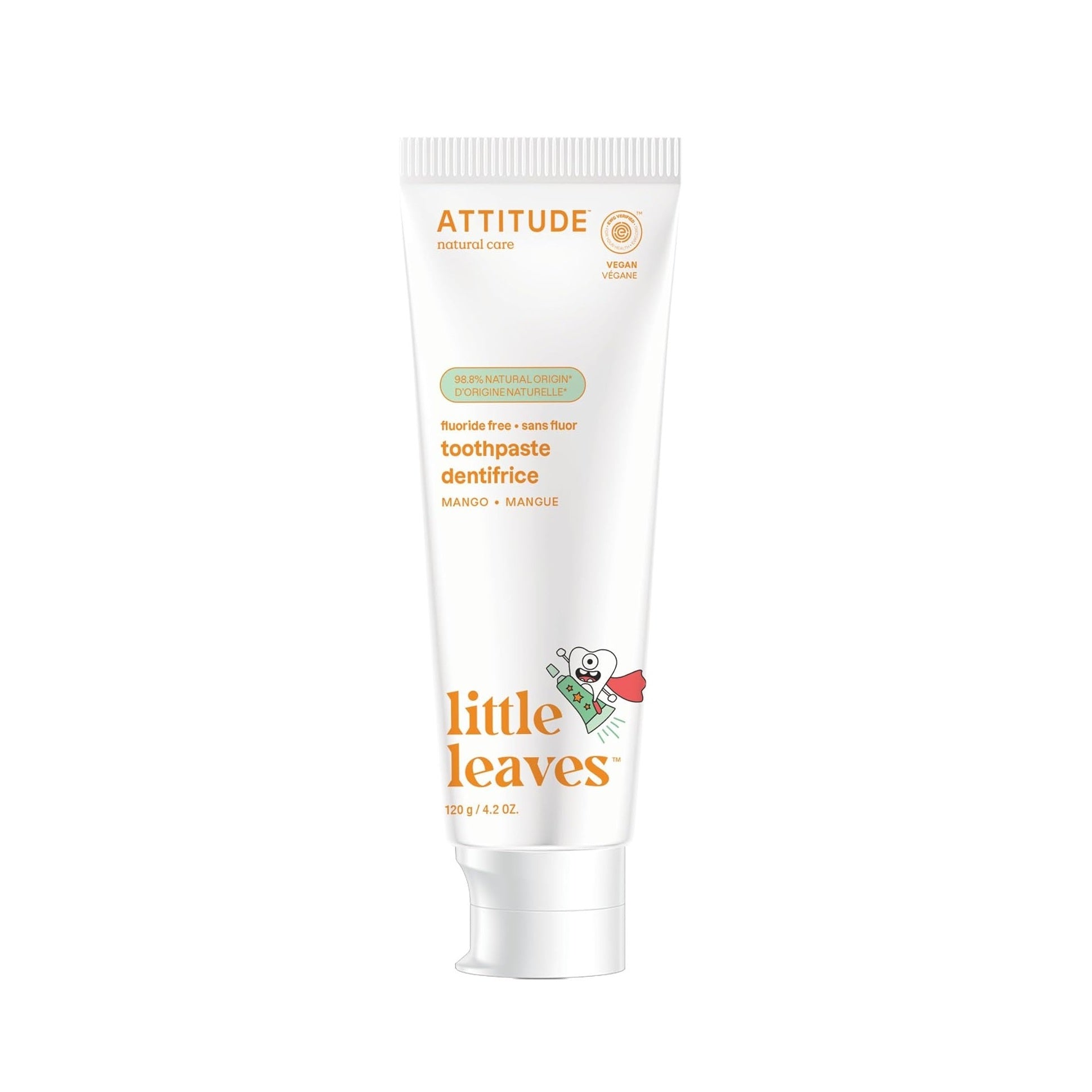 ATTITUDE KIDS FLUORIDE-FREE TOOTHPASTE 120G