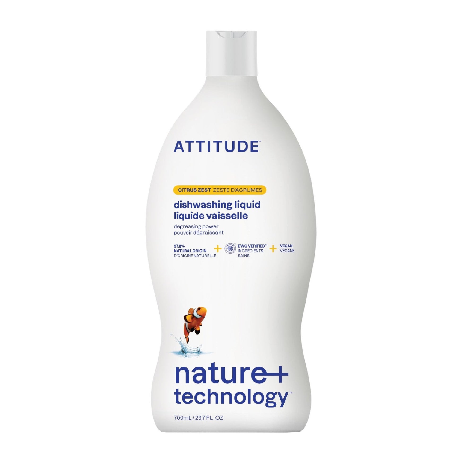 ATTITUDE DISHWASHING LIQUID CITRUS ZEST 700 ML
