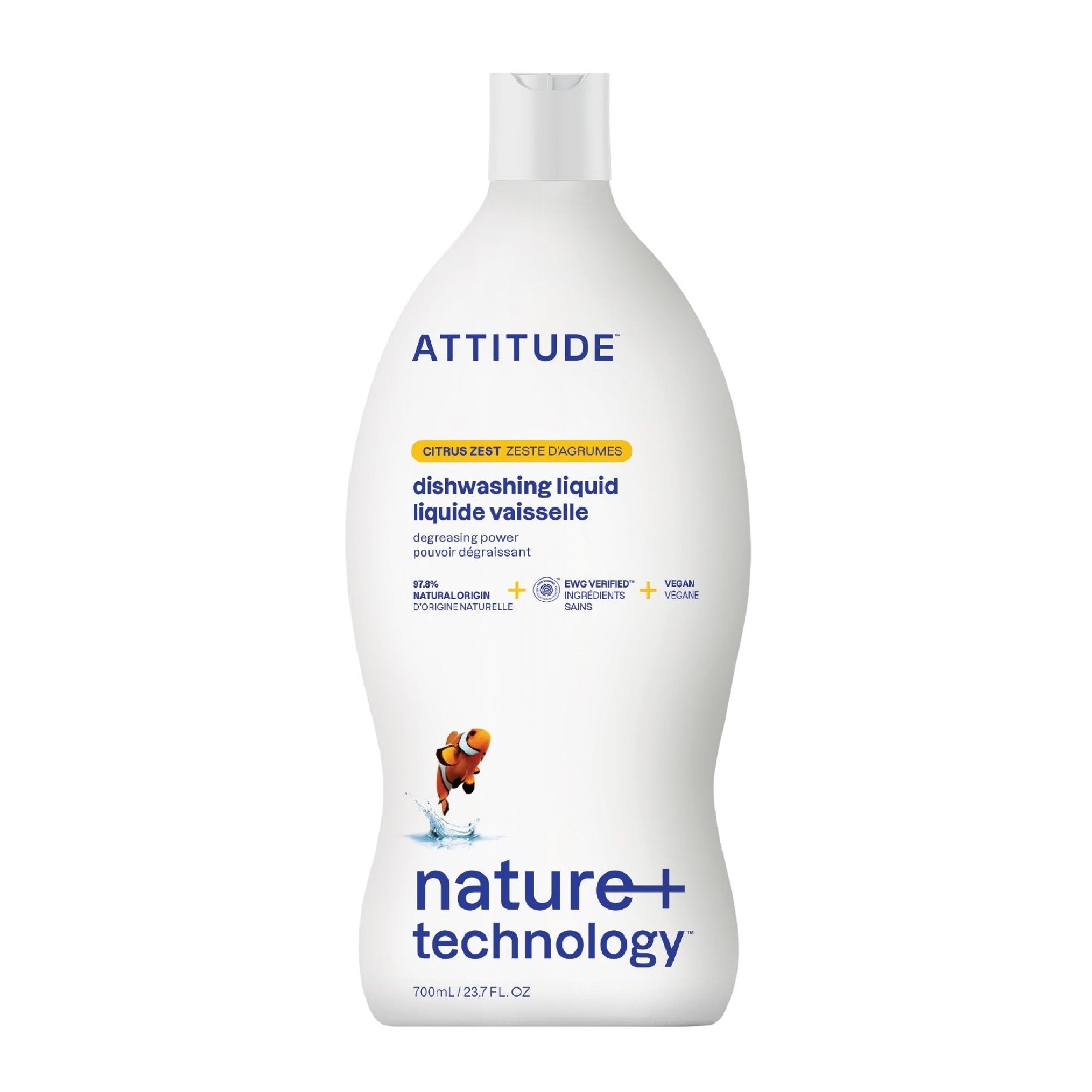 ATTITUDE DISHWASHING LIQUID CITRUS ZEST 700 ML