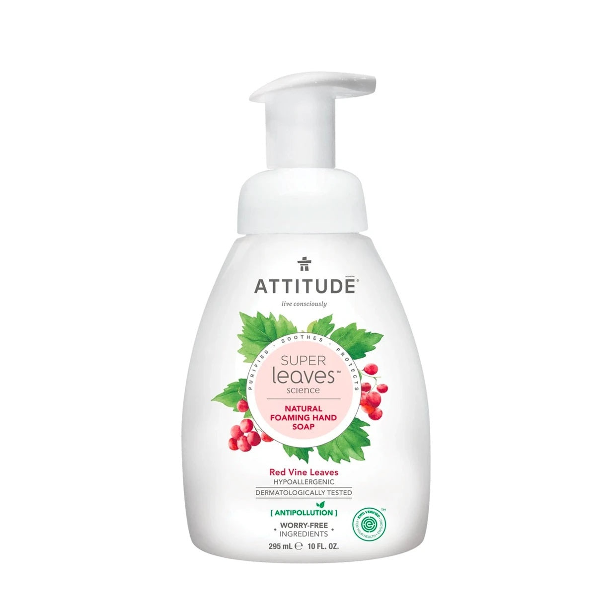 ATTITUDE FOAMING HAND SOAP 295ML