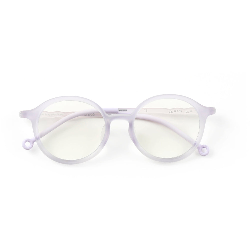Olivio & Co Oval Screen Glasses Kids/Junior Lilac