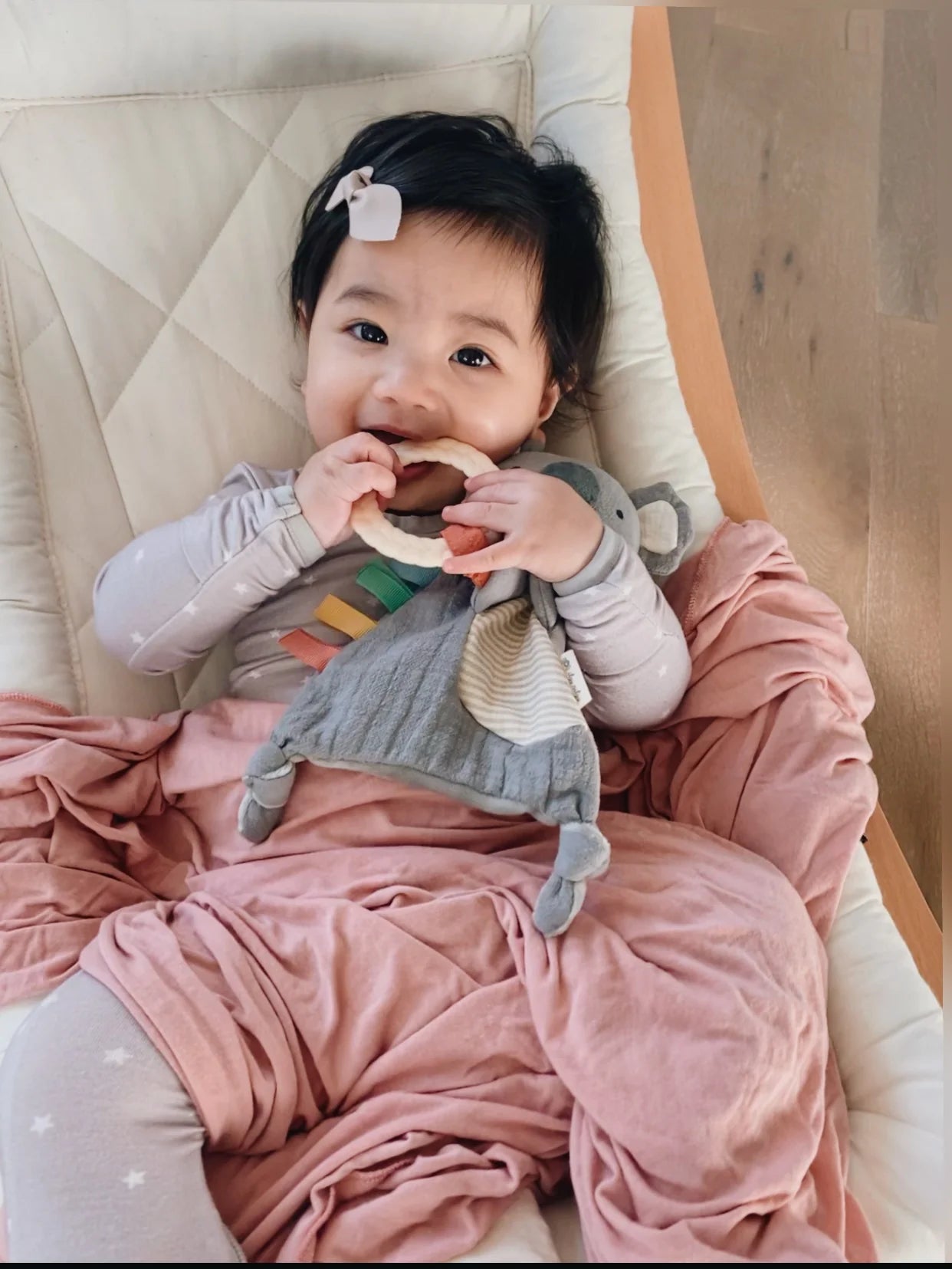 Itzy Ritzy Bitzy Crinkle Sensory Toy With Teether