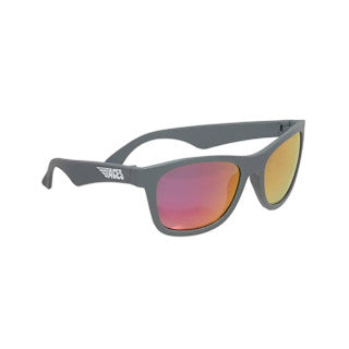 BABIATORS ACES NAVIGATORS GALACTIC GREY W/ PINK LENS 6+ - baby enRoute