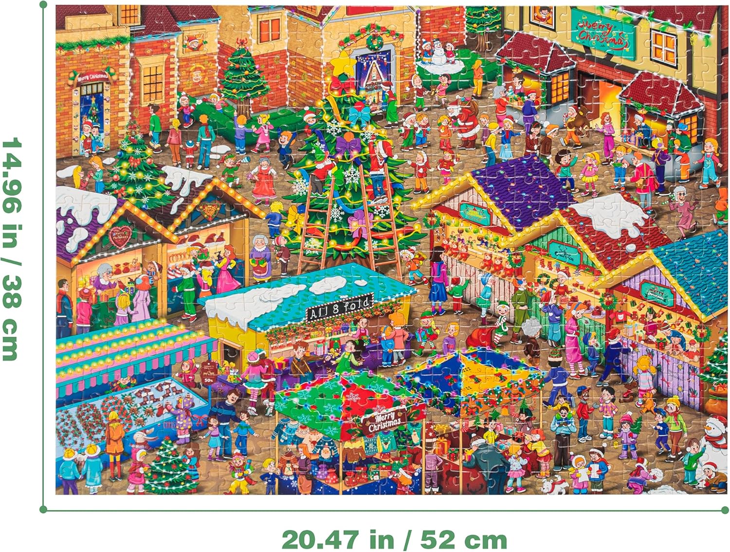 Becko Jigsaw Puzzle 500 Piece Christmas Fair