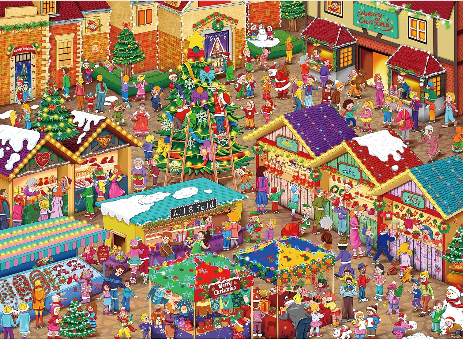Becko Jigsaw Puzzle 500 Piece Christmas Fair