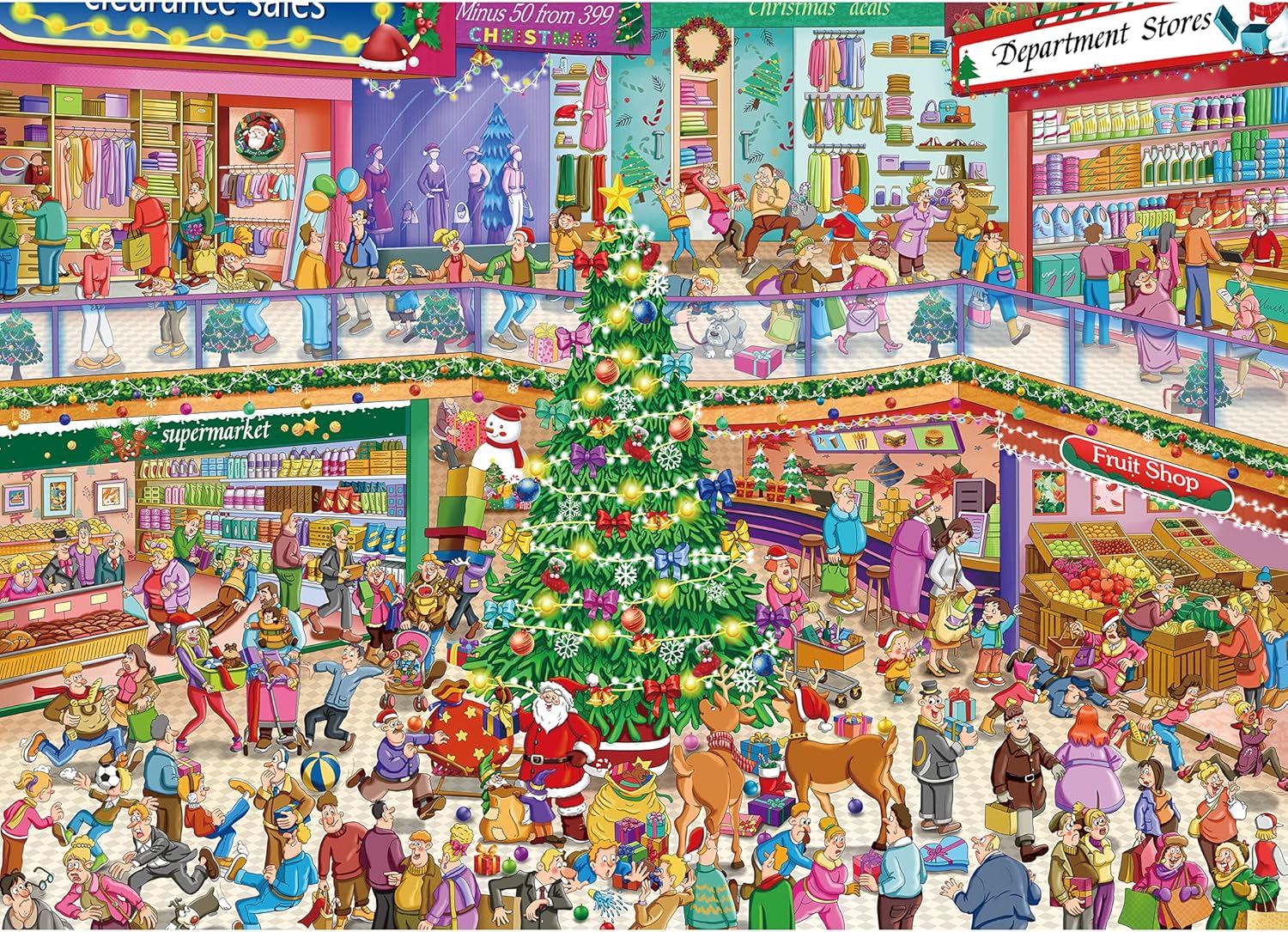 Becko Jigsaw Puzzle 500 Piece Christmas Supermarket